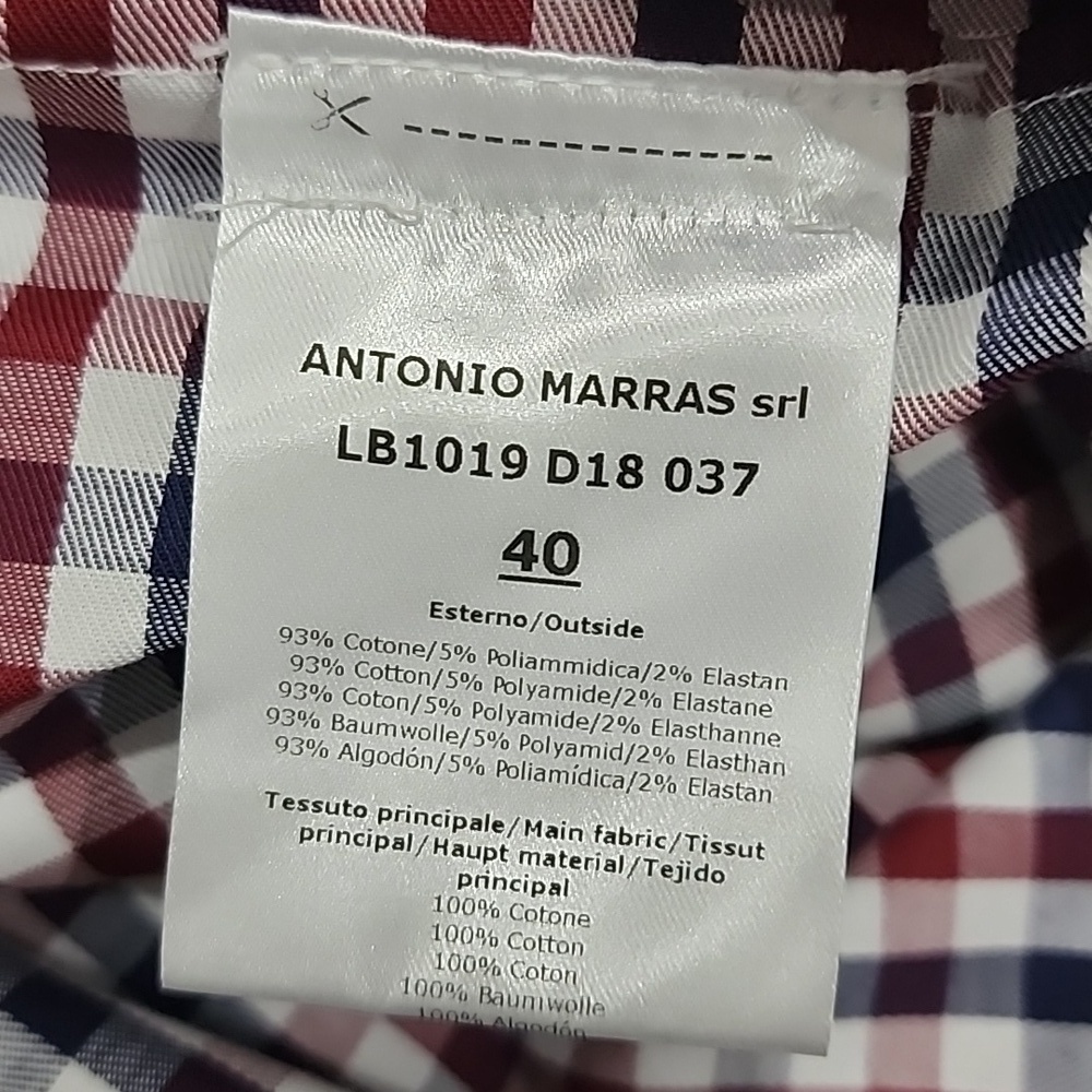 Antonio Marras Check Embellished Shirt (SZ 40) - Picture 14 of 17